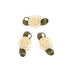 Grub Rose with Leaves (available in 6 colours)